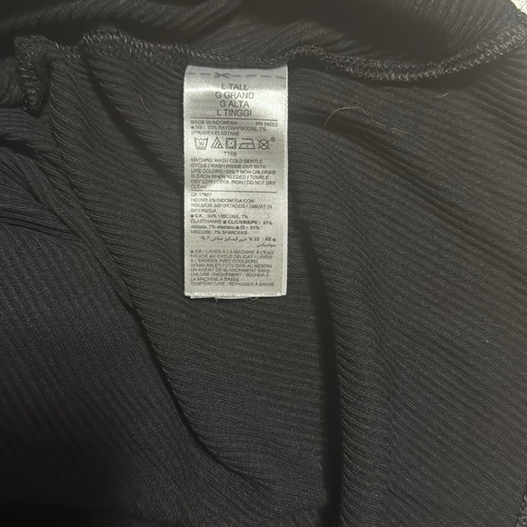 Ribbed Black Dress from Old Navy - Size Large - Picture 8 of 8